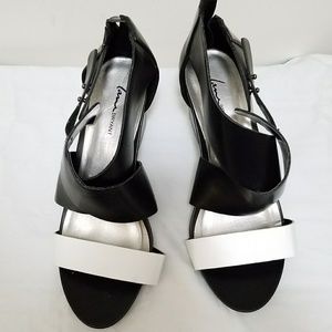 REDUCED 11W Black and White Shoes